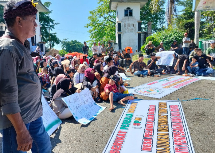 Gelar Aksi, Warga Penerima Manfaat PT. SMM Minta Perusahaan Kembali Beroperasi