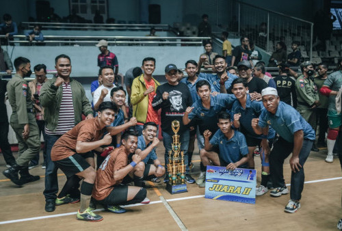 Tim BWSS VI Jambi Rebut Juara II Futsal Maulana Cup 2022