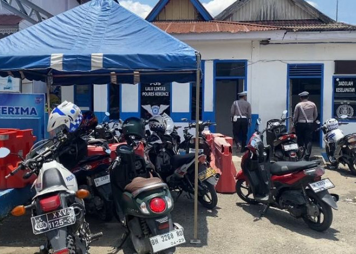 Ratusan Unit Kendaraan Melanggar Saat Operasi Zebra Diamankan Polres Kerinci