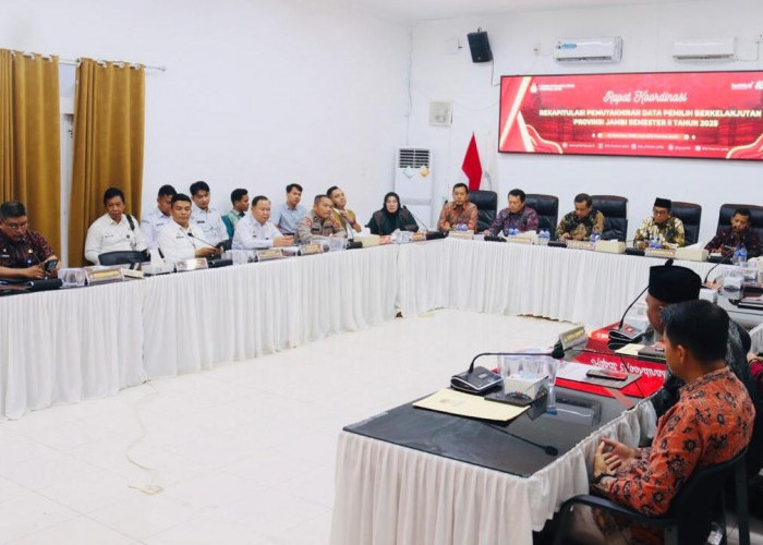 KPU Provinsi Jambi Tetapkan PDPB Semester II 2025, Jumlah Pemilih Jambi Bertambah