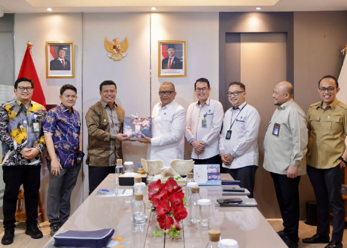 Wabup Katamso Audiensi dengan Wamenaker RI untuk Perkuat SDM dan Perlindungan Pekerja Tanjab Barat