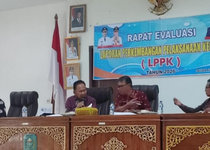 Wabup H A Khafidh Pimpin Rapat LPPK Triwulan Pertama