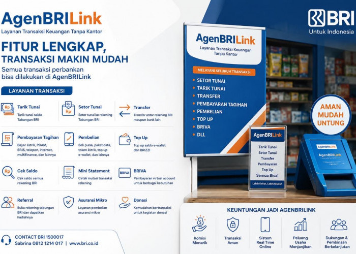 AgenBRILink Hadirkan Kemudahan Transaksi dan Peluang Tambahan Penghasilan bagi Masyarakat 