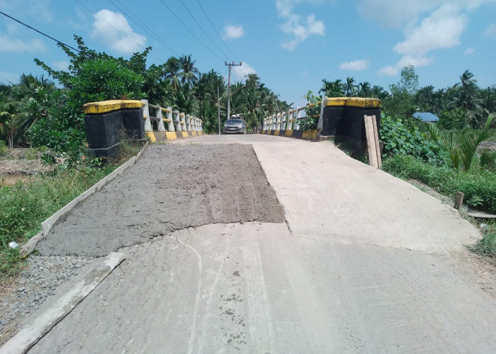 Oprit Jembatan Dibangun, Akses Warga Kian Nyaman
