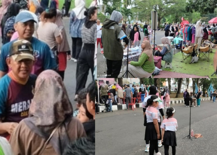 CFD Merangin Jadi Pusat Pemburu Konten Media Sosial di Akhir Pekan