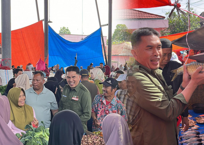 Serap Aspirasi Pedagang, Dr Deri Turun Langsung Blusukan di Pasar Hiang