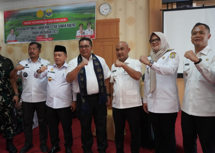 Ditjen LIP Kementan Percepat Oplah dan Cetak Sawah di Provinsi Jambi