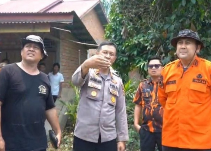 Tinjau Lokasi Karhutla di Bukit Telasih, Bupati Merangin M. Syukur Imbau Warga Stop Bakar Lahan
