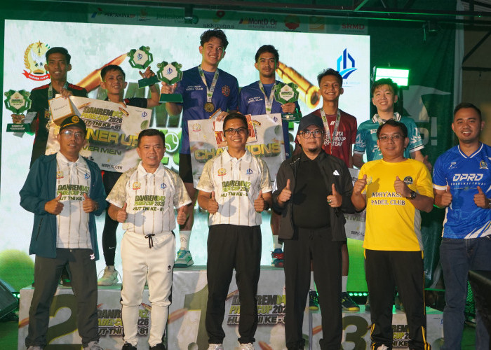 Danrem 042/Gapu Padel Cup Resmi Ditutup, Enam Kategori Lahirkan Juara