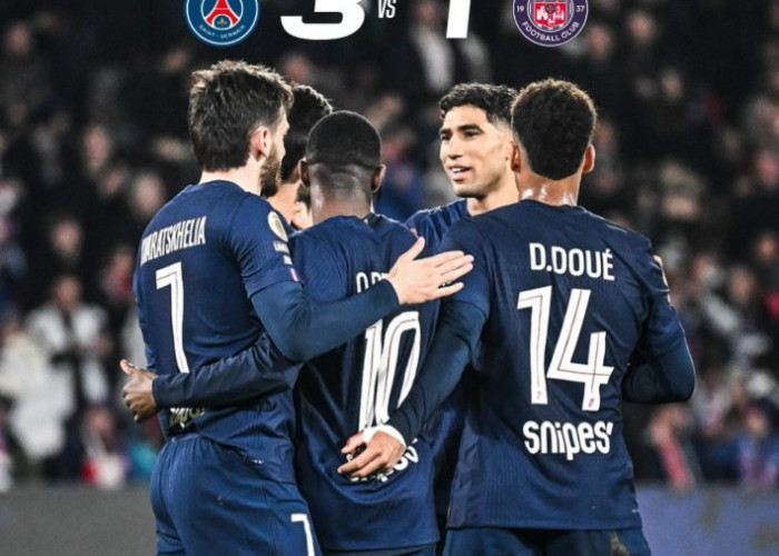 Hajar Toulouse 3-1, PSG Kokoh di Puncak Klasemen