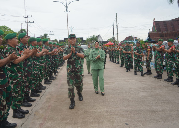 Danrem 042/Gapu Kunker ke Kodim 0419/Tanjab, Tekankan Disiplin dan Respons Cepat di Wilayah