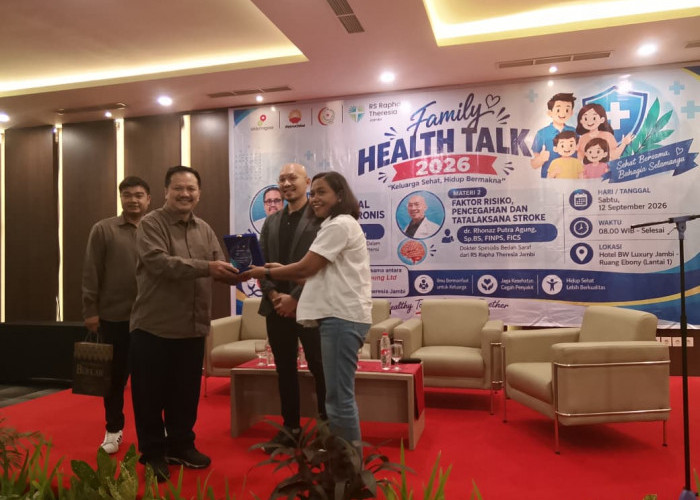 PetroChina Internasional Jabung Ltd - RS Rapha Theresia Berkolaborasi Tingkatan Pemahaman Terkait Stroke 