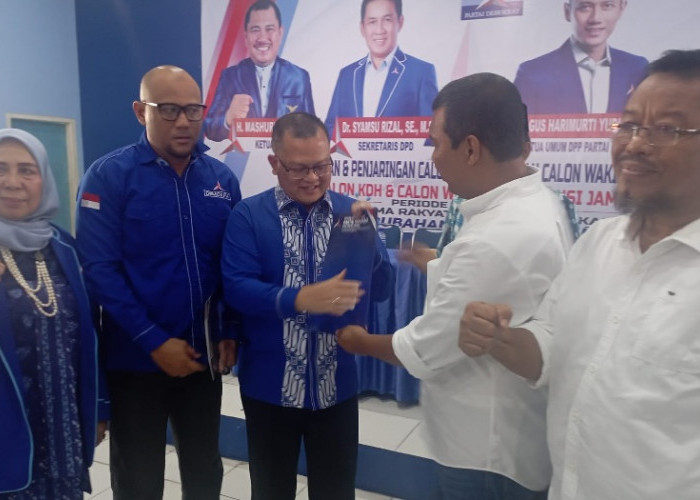 Didampingi Politisi Senior PAN, Romi Hariyanto Mendaftar di Demokrat 
