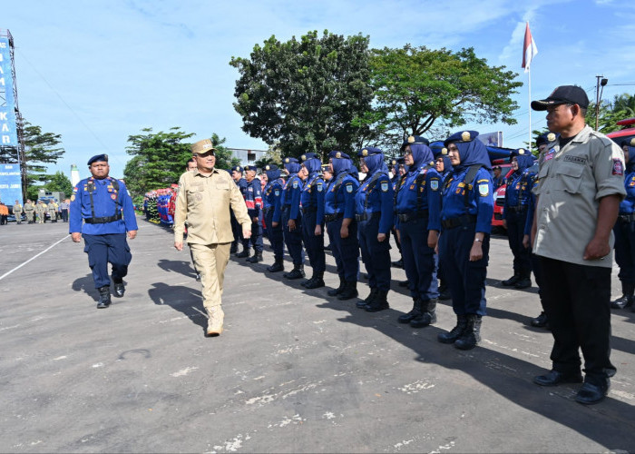 Walikota Jambi Pimpin Apel Siaga Bencana, Intruksikan Kesiapan Hadapi Banjir