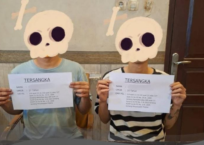 Dua Pria Diamankan Satresnarkoba Polresta Jambi, Pil Ekstasi dan Sabu Disita