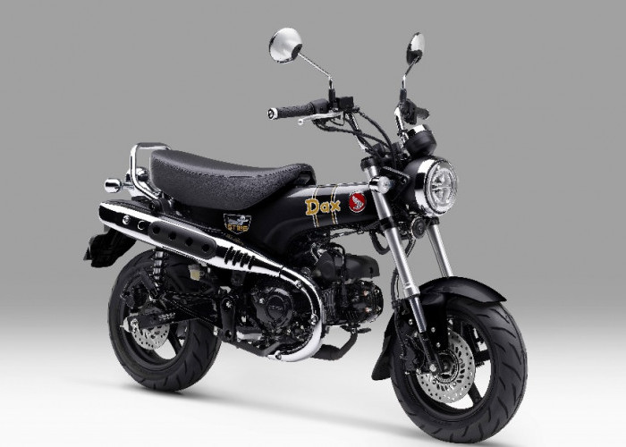 Tampil Makin Ikonik, Honda ST125 Dax Punya Warna Candy Energy Orange dan Pearl Shining Black