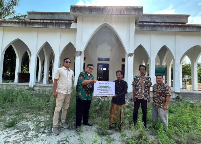 PTPN IV Regional IV Bangun Tempat Wudhu dan Toilet Masjid