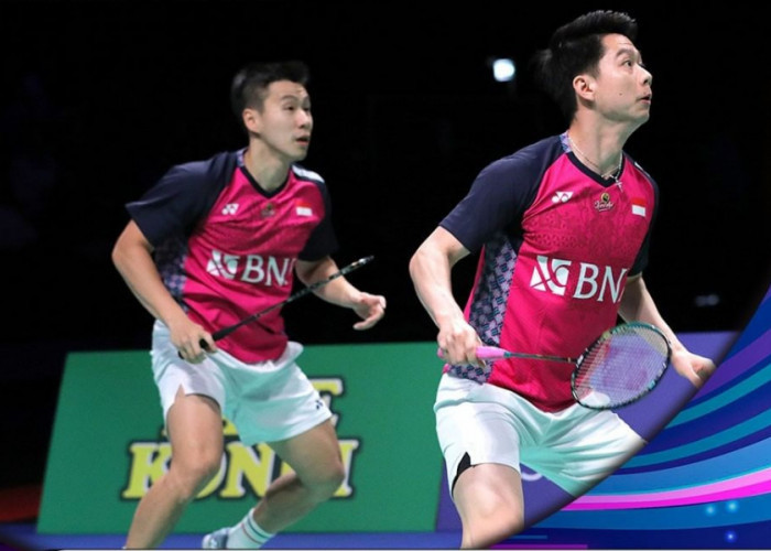 Duel All Indonesian Final Ganda Putra di Denmark Open 2022