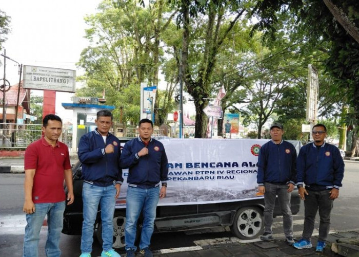 Serikat Pekerja PTPN IV Salurkan Bantuan ke Sumatera Barat