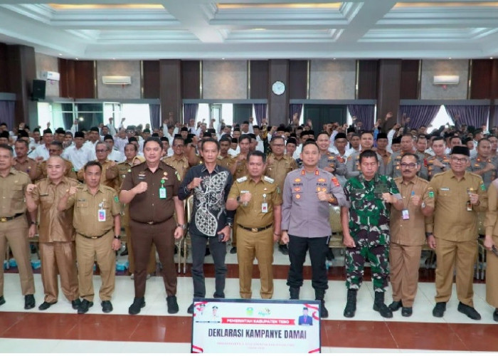 Pemkab Tebo Gelar Deklarasi Kampaye Damai Pilkades Serentak 2026