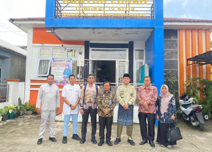 Monitoring Posbankum Tungkal IV Kota, Kanwil Kemenkum Jambi Perkuat Sinergi dengan Pemerintah Daerah