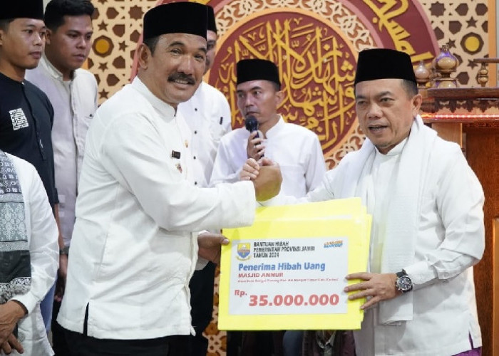 Safari Ramadhan di Hamparan Rawang, Gubernur Al Haris Disambut Antusias Warga