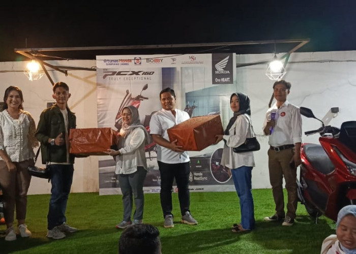 Gelar Mini Launching Serentak, Dealer Honda Bungo Perkenalkan New Honda PCX160 ke Masyarakat