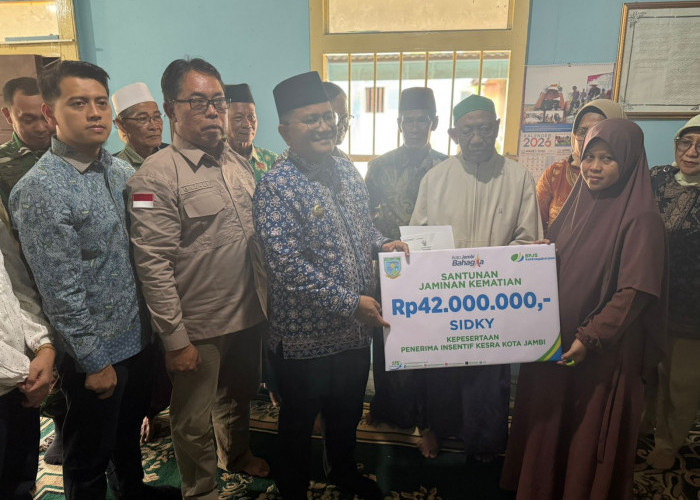 Santunan JKM Diserahkan, Pemkot Jambi Komitmen Tambah Iuran Kuota Pekerja Nonformal