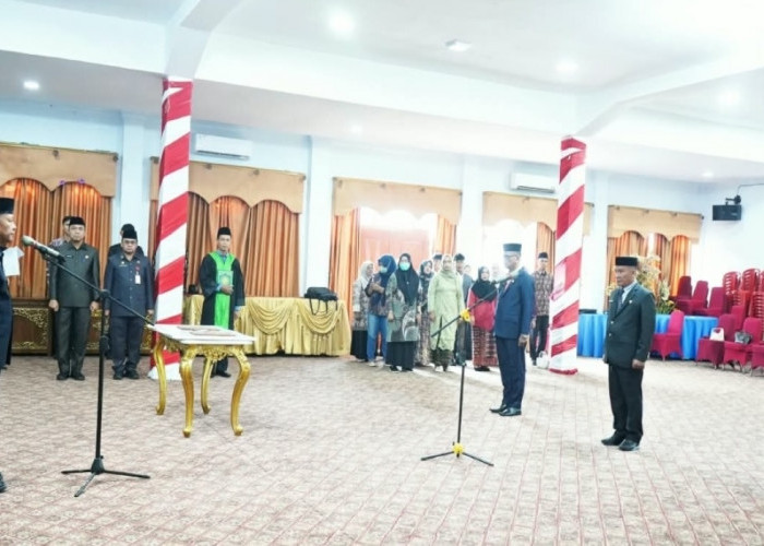 Wabup Merangin A. Khafidh Lantik Tiga Pejabat Eselon II, Berikut Nama-Namanya