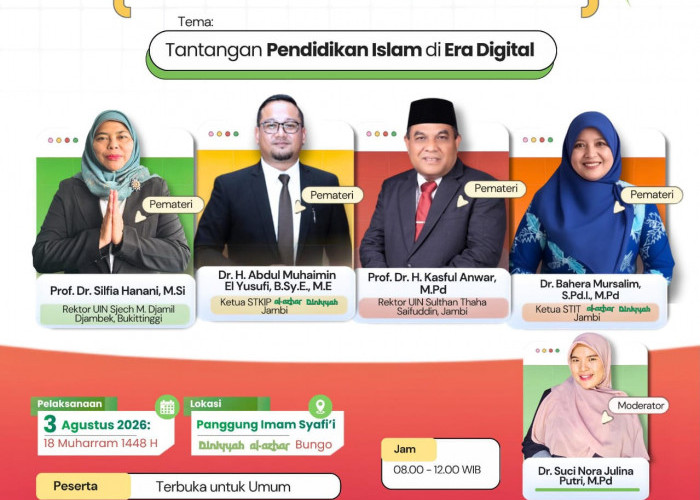 Dr. Suci Nora Julina Putri Jadi Moderator Seminar Nasional 2026, Soroti Tantangan Pendidikan Islam
