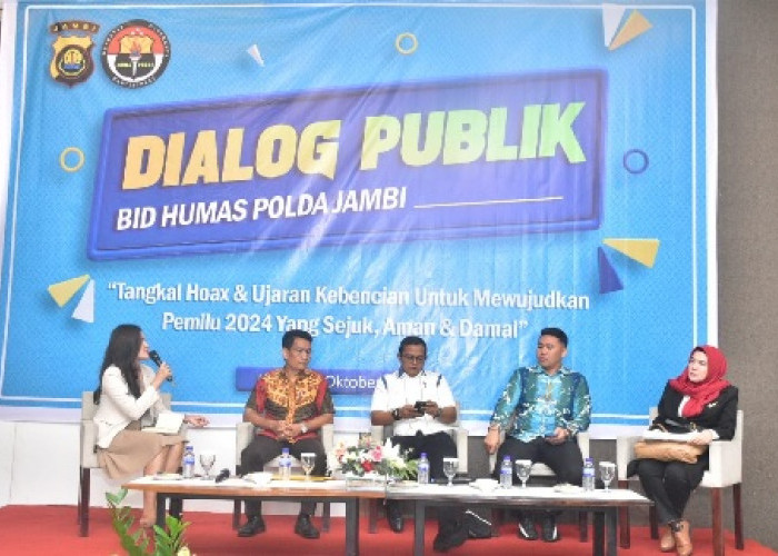 Sambut Pemilu 2024, Bidhumas Polda Jambi Gelar Dialog Publik Bersama Mahasiswa