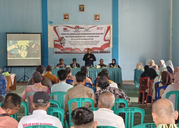 KPU Gelar Penyuluhan Hukum, Masyarakat Sungai Bahar Diajak Tolak Politik Uang