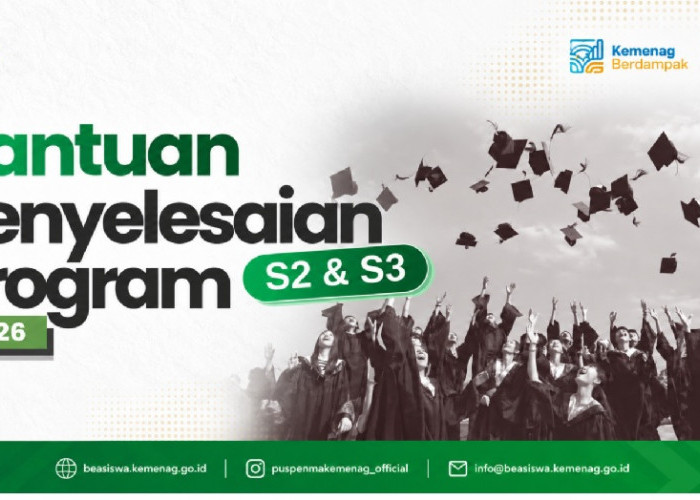 Bantuan Penyelesaian Studi S2 dan S3 Dalam Negeri Resmi Dibuka Kemenag, Ini Tanggal Pendaftarannya