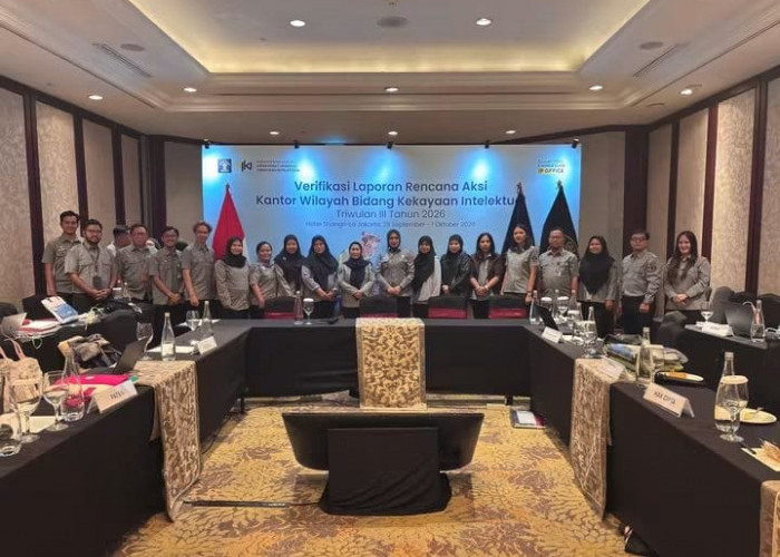 Evaluasi Triwulan III, Kanwil Kemenkum Jambi Catat Peningkatan Permohonan Kekayaan Intelektual