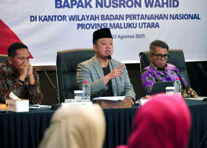Pembinaan di Kanwil BPN Provinsi Maluku Utara, Menteri Nusron: Tugas Saya Memberikan Kepastian dan Harapan