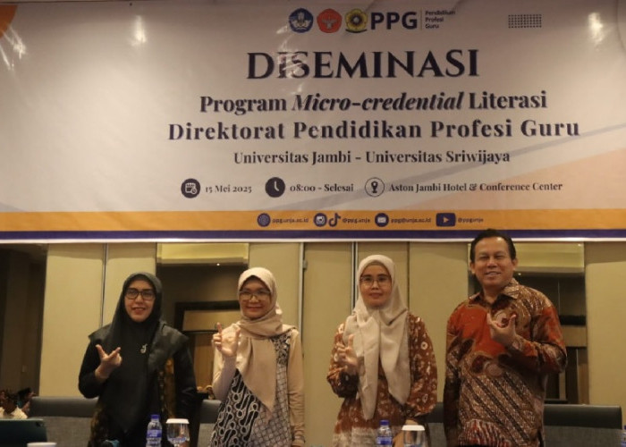 Penguatan Literasi Pendidikan, UNJA dan UNSRI Gelar Diseminasi Program Micro-credential 2025