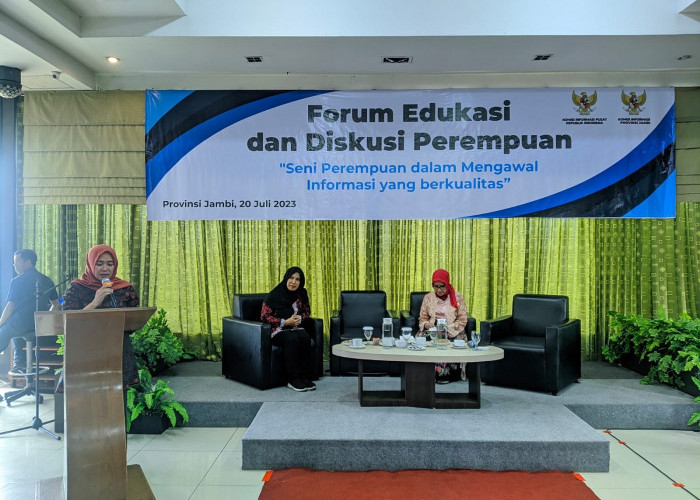 Bersama Istri Gubernur, KI Pusat & KI Jambi Gelar Forum Edukasi dan Diskusi Perempuan