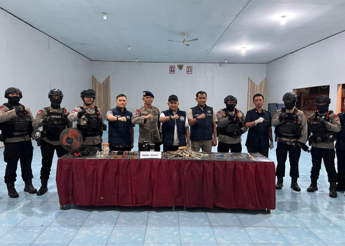 Razia Gabungan di Lapas Kelas IIA Jambi, Petugas Sita Sejumlah Barang 