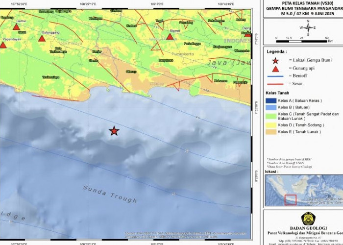 Gempa Berkekuatan 5,0 Magnitudo Mengguncang Jawa Barat