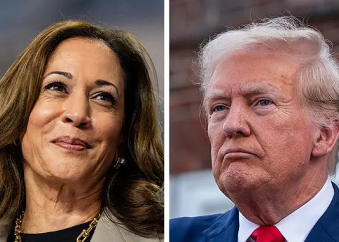 Donald Trump Mengungguli Kamala Harris di Pilpres AS, Versi Hitungan Cepat 