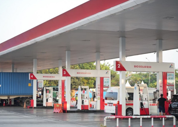 Biosolar B50 Resmi Diimplementasikan di Rest Area KM 57A Tol Jakarta-Cikampek