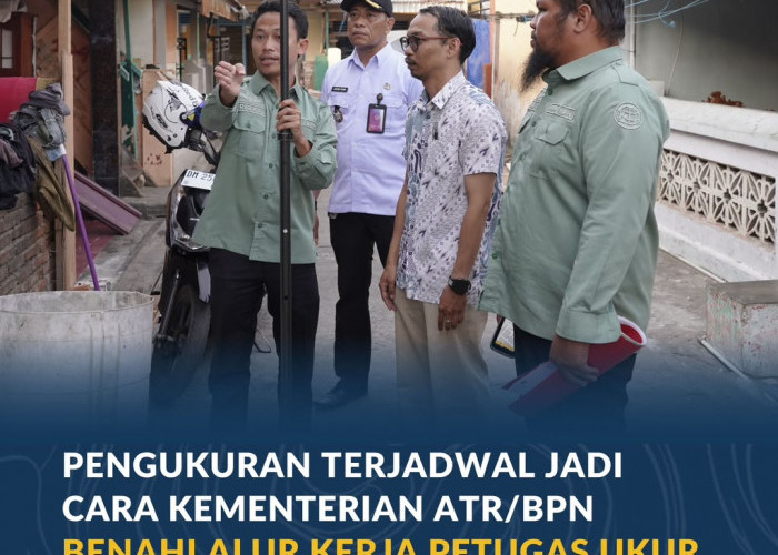 Pengukuran Terjadwal Jadi Cara Kementerian ATR/BPN Benahi Alur Kerja Petugas Ukur dan Edukasi Masyarakat