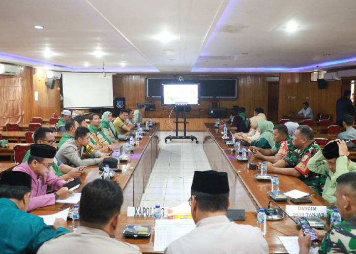 Wabup Tanjabar Hadiri Panen Raya dan Pengumuman Swasembada Pangan Nasional Bersama Presiden RI Secara Virtual