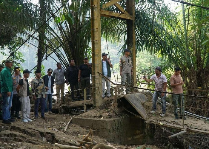 Enam Jembatan Gantung di Sarolangun Rusak Parah, Bupati Hurmin Kejar Dana Pusat
