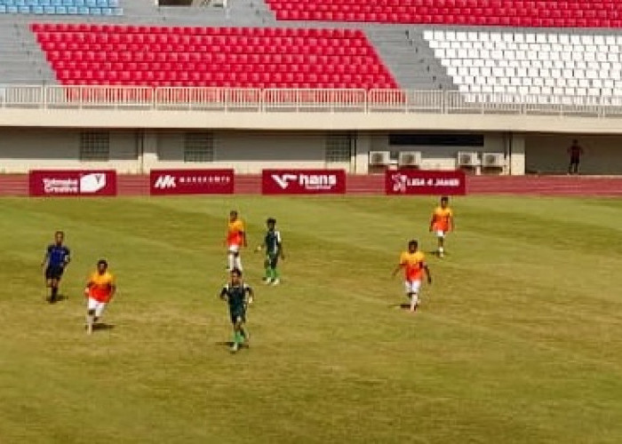 Persikoja Imbangi Persebri 1-1 di Babak Pertama Final Liga 4 Jambi, Kualitas Swarna Bhumi Dipuji Penonton