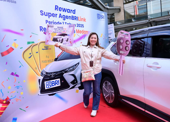 BRILink Agen Inspiratif Penggerak Literasi dan Inklusi Keuangan Raih Mobil All New Yaris