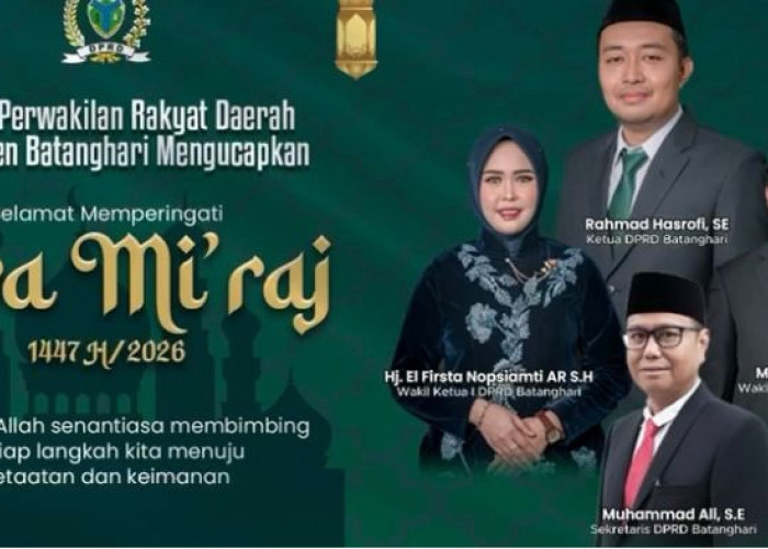 DPRD Batang Hari Sampaikan Ucapan Selamat Memperingati Isra Mi’raj 1447 H