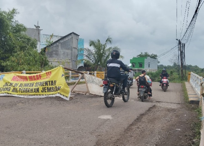 Kabar Baik! Jembatan yang Nyaris Roboh di Jalan Sari Bakti Kota Jambi Segera Dibangun Tahun Ini