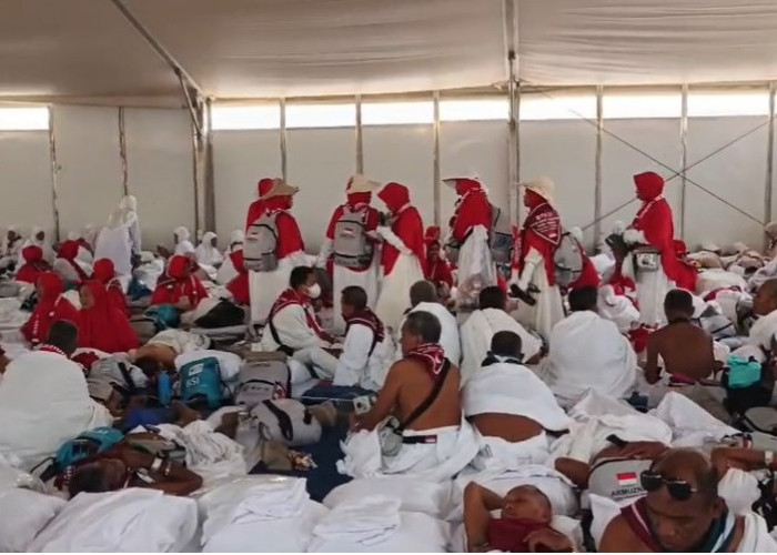 Jemaah Haji Jambi di Arafah, Fasilitas Tenda Nyaman dan Luas