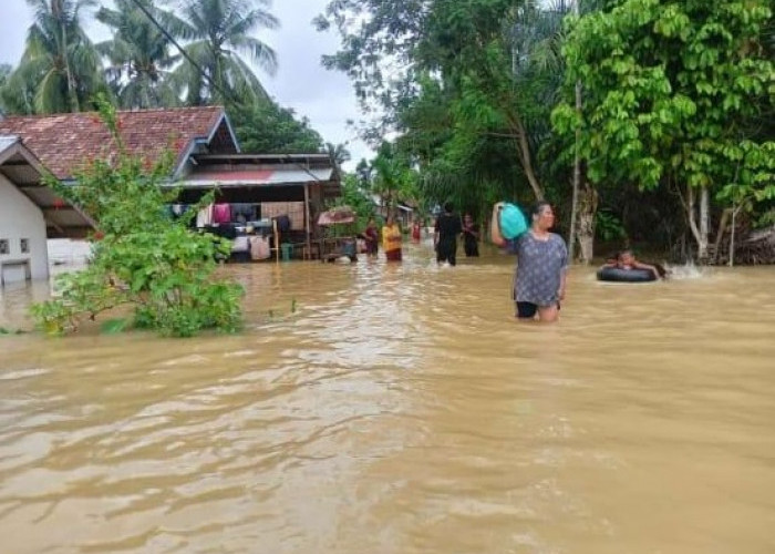Banjir di Tebo Semakin Parah, 16 Sekolah Terendam